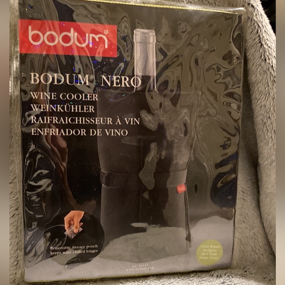 🌟HOST PICK🌟NWOT⭐️BODUM💫 Lime Green Wine Cooler - Picture 3 of 5
